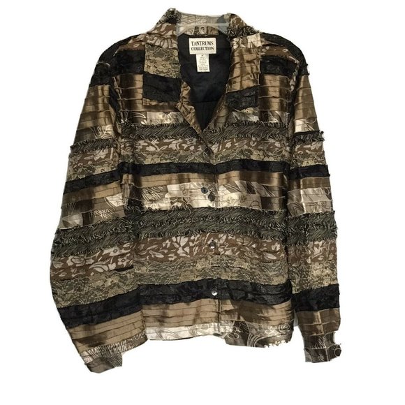 Tantrum Collection Women's Button Down Blazer M - Picture 4 of 7